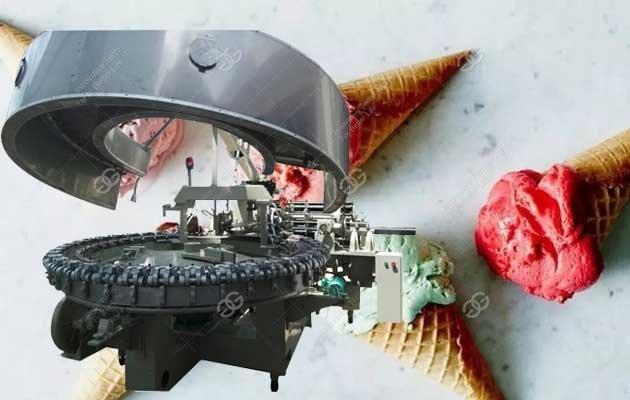 Rolled Ice Cream Cone Machine