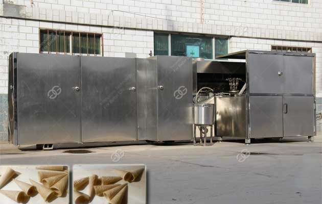 waffle cone processing line