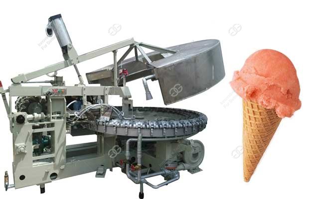 Rolled Ice Cream Cone Machine