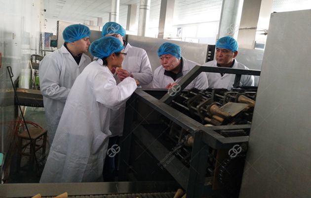 ice cream cone production line factory